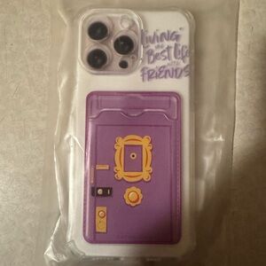 Brand new Purple and White Friends Themed Phone Case